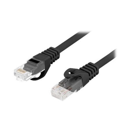 LANBERG Patchcord cat.6 UTP LSZH CU 0.25m black