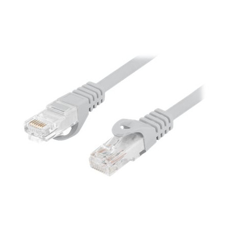 Lanberg | Patchcord Cat.6 UTP LSZH CU Fluke Passed | PCU6-10CU-0025-S | 0.25 m | Grey