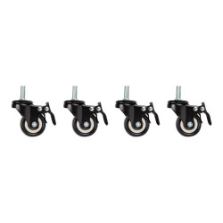 LANBERG castors x4 with...