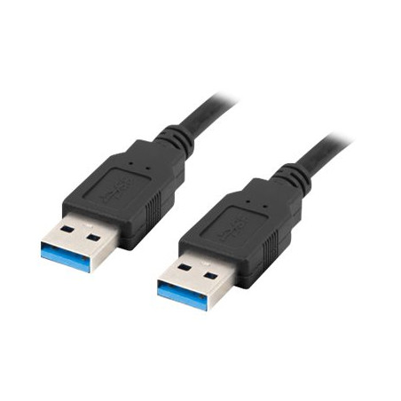 LANBERG cable USB-A M/M 3.0 0.5m black