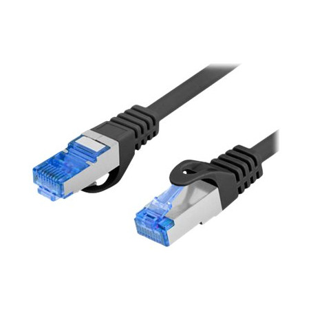 LANBERG patchcord cat.6A FTP LSZH CCA 2m black