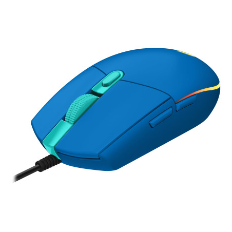 LOGITECH Gaming Mouse G203 LIGHTSYNC Mouse optical 6 buttons wired USB blue