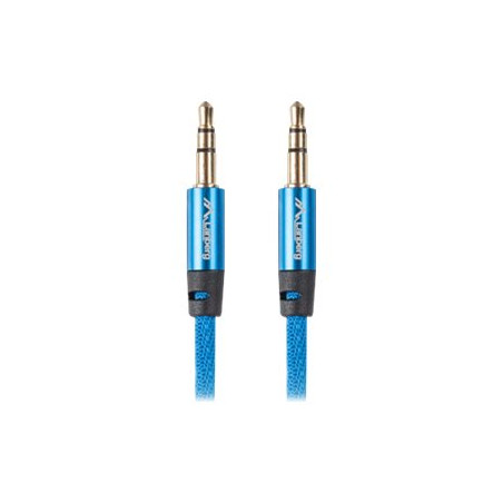 LANBERG CA-MJMJ-10CU-0020-BL Premium Cable Audio Mini jack 3.5mm 3pin. 2m Blue
