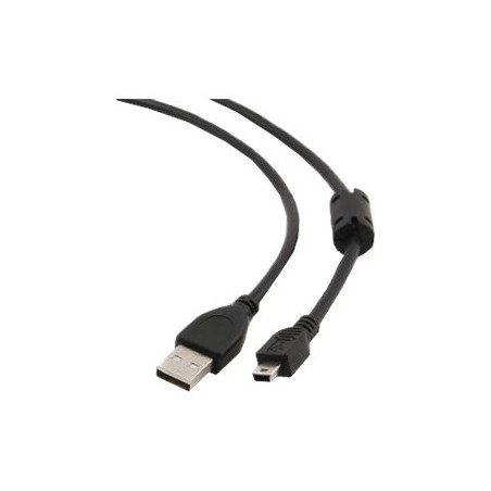 GEMBIRD CCF-USB2-AM5P-6 USB 2.0 A- MINI 5PM 1.8m cable with ferrite core