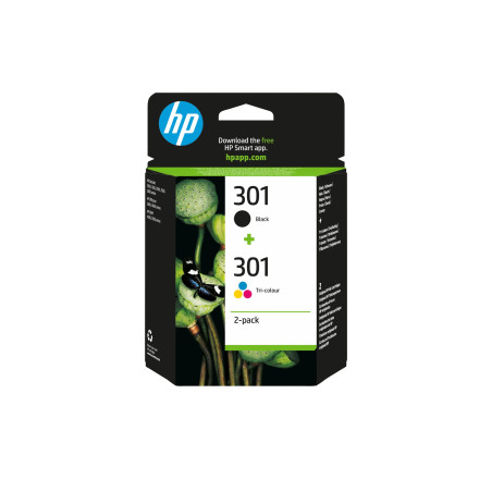 HP 301 Inkt Cartridge Combo 2-Pack Standard Capacity (Black and Colour cartridge)