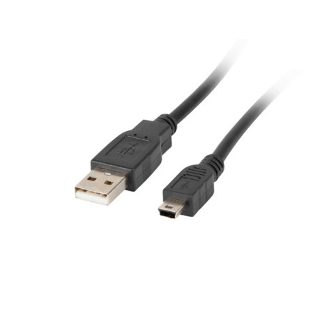 LANBERG CA-USBK-10CC-0018-BK cable USB 2.0 mini AM-BM5P 1.8m black