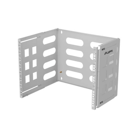 Lanberg Folding Bracket Wall-mount 19" 8U 497x400/240 | FB01-5408-10S | Gray