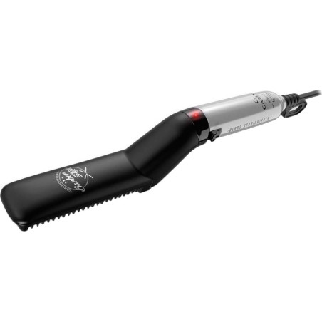 GA.MA Barber Style Beard Straightener | GIB4005 | Ceramic heating system | Temperature (max) 165 °C | Black/Silver