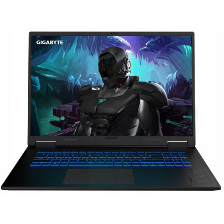 Gigabyte A18 Gaming 3VH | Black Steel | 18 " | IPS | WQXGA | 2560 x 1600 pixels | 165 Hz | Anti-glare | AMD Ryzen 7 | 260 | 16 GB | So-DIMM DDR5 | Solid-state drive capacity 1000 GB | NVIDIA GeForce RTX 5060 | GDDR7 | 8 GB | Windows 11 Home | Bluetooth version 5.3 | Keyboard language US international | Keyboard backlit | Warranty 24 month(s) | Battery warranty 12 month(s)