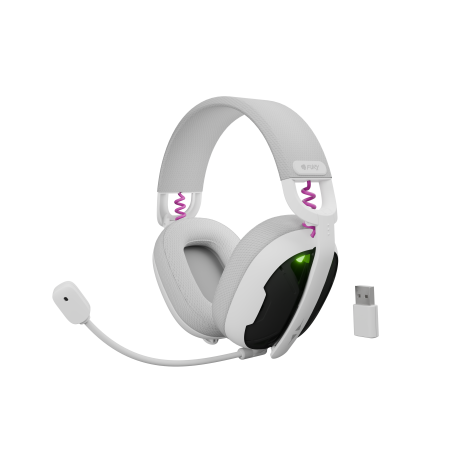 Fury | Gaming Headset | Fukiya F6 | Bluetooth | Over-Ear | Microphone | White | Wireless