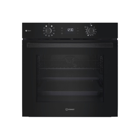 INDESIT Oven | IO K58HS B | 71 L | Electric | Hydrolytic | Electronic | Convection | Height 59.5 cm | Width 59.5 cm | Black