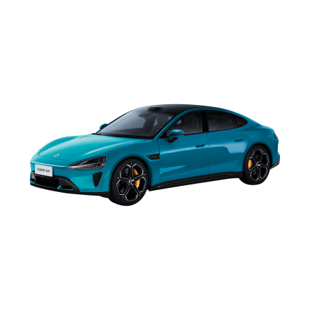 Xiaomi SU7 1:18 Die-cast Model Car | Aqua Blue | Zinc alloy, ABS, SAN and PVC