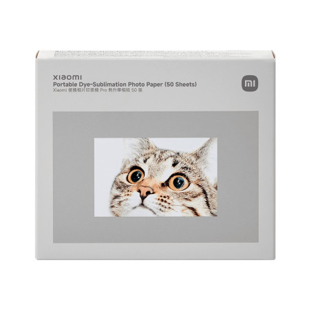 Xiaomi Portable Dye-Sublimation Photo Paper (50 Sheets) | 2x3-inch
