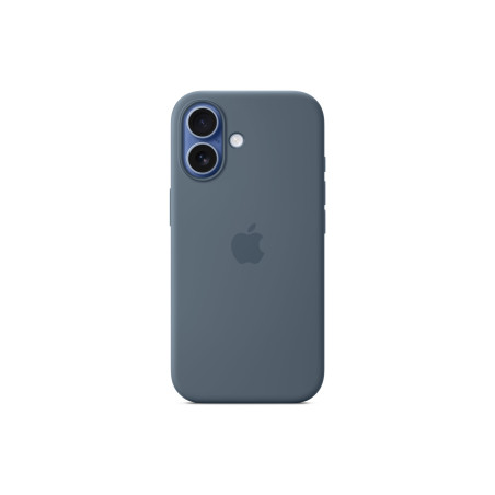 Apple iPhone 17 Silicone Case with MagSafe - Anchor Blue | Apple