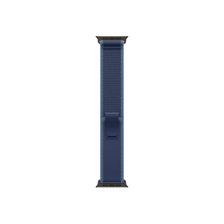 Apple | 49mm Blue/Bright Blue Trail Loop - S/M - Black Titanium Finish