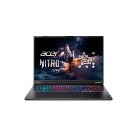 Acer | Nitro 18 AI AN18-61-R40J | Obsidian Black | 18 " | IPS | WQXGA | 2560 x 1600 pixels | AMD Ryzen AI 7 | 350 | 16 GB | DDR5 | Solid-state drive capacity 1000 GB | NVIDIA GeForce RTX 5070 | GDDR7 | 8 GB | Windows 11 Home | 802.11ax | Bluetooth version 5.3 | Keyboard language US international | Keyboard backlit | Warranty 24 month(s)