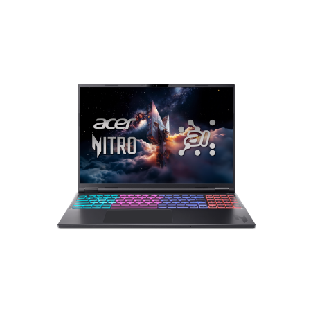 Acer | Nitro V 16S AI AN16S-61-R6Q1 | Obsidian Black | 16 " | IPS | WUXGA | AMD Ryzen AI 7 | 350 | 16 GB | DDR5 | Solid-state drive capacity 1000 GB | NVIDIA GeForce RTX 5060 | Windows 11 Home | 802.11ax | Bluetooth version 5.3 | Keyboard language US international | Keyboard backlit | Warranty 24 month(s)