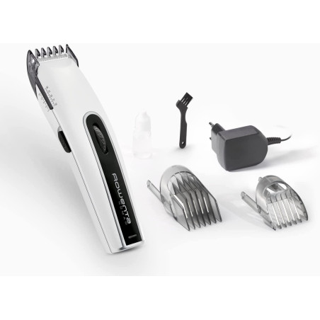 Rowenta | Hair Clipper | TN1400F0 | Cordless | Number of length steps 19 | White/Black