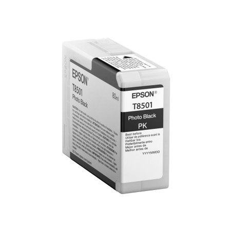EPSON Singlepack Photo Black T850100 UltraChrome HD ink 80ml