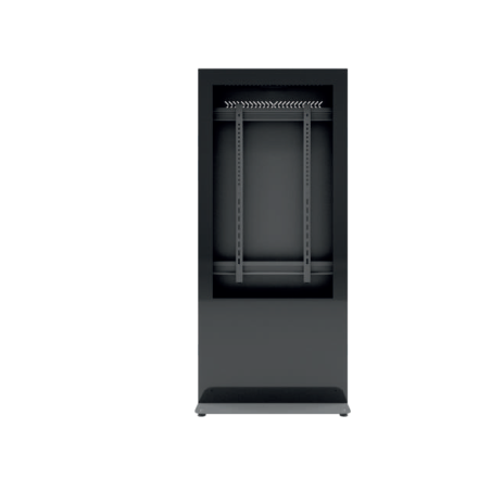 EDBAK Floor stand | IDS10.55 Indoor Public Display Totem with glass front | 55 " | Black