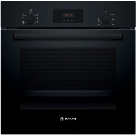 Bosch Oven | HBF133BA1 | 66 L | Electric | EcoClean | Knobs | Height 59.5 cm | Width 59.4 cm | Black