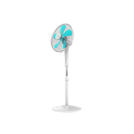 Cecotec EnergySilence 530 Power Connected | Stand Fan | 50 W | Diameter 40 cm | Number of speeds 3 | Oscillation | Remote control | White