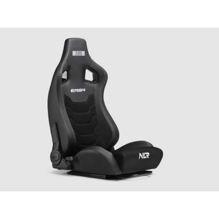 Next Level Racing | ERS4 Elite PU Leather & Suede Edition | Reclining Seat | PU Leather and Suede | Black