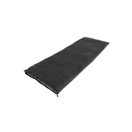 Easy Camp Starling Square Black 10°C | Sleeping Bag | 190 x 75 cm | Temperature 5 to 15 °C | One-way, L-shaped