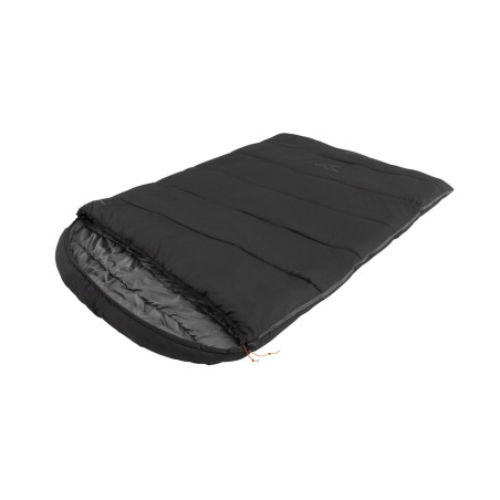 Easy Camp Raven Square Double 5°C | Sleeping Bag | 220 x 150 cm | Temperature -9 to 10 °C | Two-way open-end, L-shaped, autolock