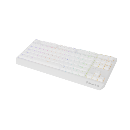 Genesis | THOR 230 | Mechanical Gaming Keyboard | Wireless | US | Outemu Red | White