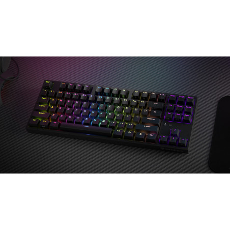 Genesis | THOR 404 TKL | Mechanical Gaming Keyboard | Wired | US | Kailh Box Brown V2 | Black | RGB