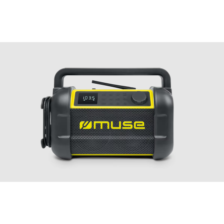 Muse | M-928 BTY | Jobsite Radio speaker | Waterproof | Bluetooth | Wireless connection | Portable | NFC features | Black/Yellow