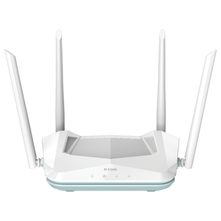 D-Link | AX1500 Smart Router | R15 | 802.11ax | 1200+300  Mbit/s | 10/100/1000 Mbit/s | Ethernet LAN (RJ-45) ports 3 | Mesh Support Yes | MU-MiMO Yes | No mobile broadband | Antenna type 4xExternal
