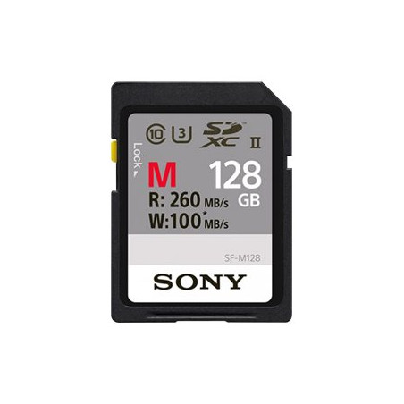 Sony 128 GB SF-M Series UHS-II SD Memory Card | Sony | 128 GB | SDXC | Flash memory class 10