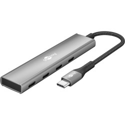 Goobay Slim 4-Port USB Hub,...