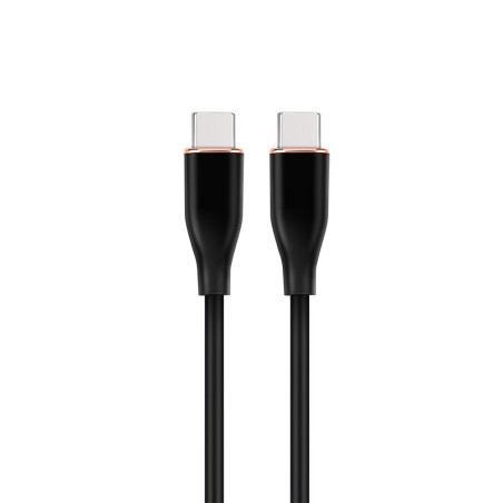 Cablexpert | Premium Silicon Type-C Power Delivery (PD) Charging and Data Cable, 1.5 m | CC-USB2S-CMCM-1.5M-BK