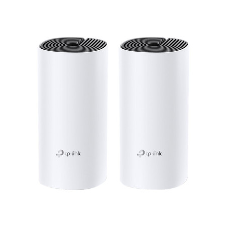 TP-LINK | Whole Home Mesh WiFi System | Deco M4 (2-Pack) | 802.11ac | 300+867 Mbit/s | 10/100/1000 Mbit/s | Ethernet LAN (RJ-45) ports 2 | Mesh Support No | MU-MiMO Yes | No mobile broadband | Antenna type 2xInternal | No