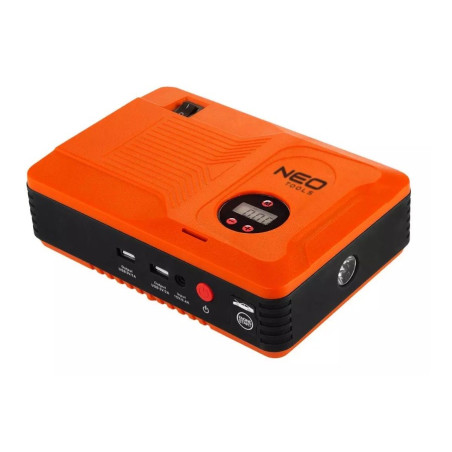 Neo Tools "Jumpstarter" starting device, 14Ah power bank, 3.5 bar compressor, flashlight