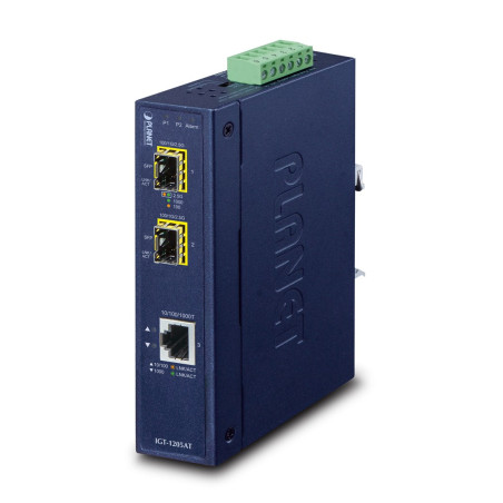 PLANET IGT-1205AT network media converter 1000 Mbit/s Blue