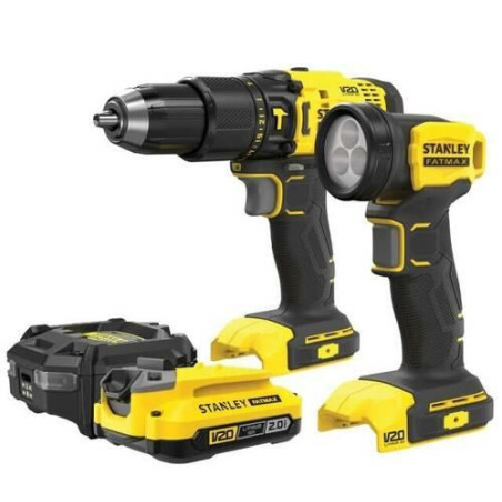 STANLEY WKRĘTARKA UDAROWA V20 SFMCD711 50Nm 1x2,0Ah KUFER +LATARKA SFMCK210D1