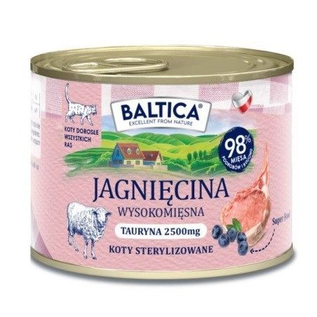 BALTICA Smaki regionów Lamb - wet cat food - 185g