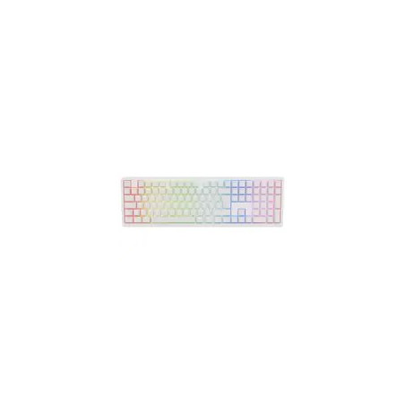 Ducky Zero 6108 Pure White Wireless Gaming Tastatur - MX2A Speed-Silver (US)