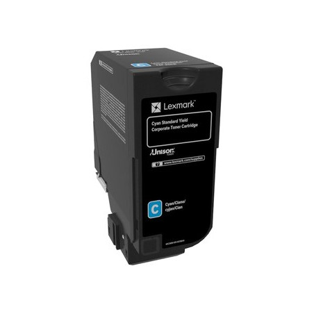 Lexmark 74C2SCE toner cartridge 1 pc(s) Original Cyan