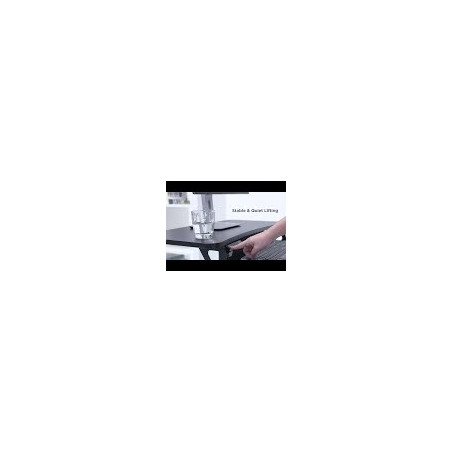 Maclean MC-835 Portable Desk Electric Height Adjustable 72 -122cm max. 37 kg Control Panel Sit Stand Work Station