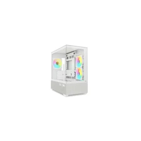 Sharkoon MK7 ARGB mATX Case 2xGlass White