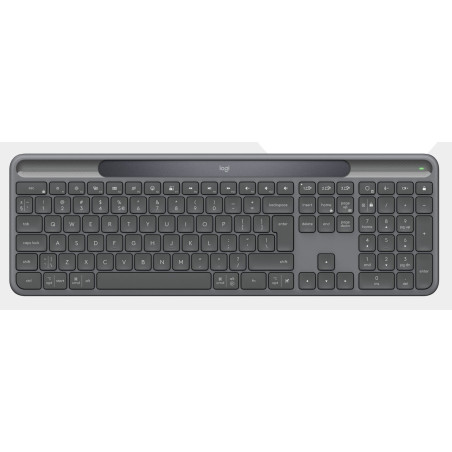 Logitech Signature Slim Solar+ K980 for Business keyboard Universal RF Wireless + Bluetooth QWERTZ German Graphite