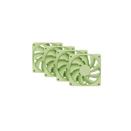 HYTE FAN- -FA12-MM-4 computer cooling system Processor 12 cm Green 4 pc(s)
