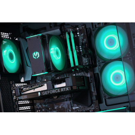 Actina 5901443443520 PC Intel Core Ultra 5 250KF Plus 16 GB DDR5-SDRAM 1 TB SSD AMD Radeon RX 9060 XT Midi Tower Black