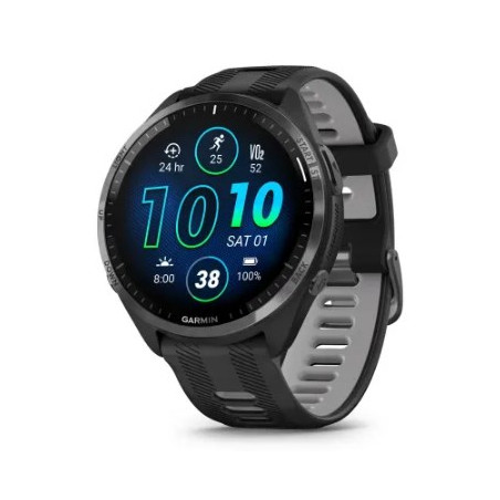 Garmin Forerunner 965 3.56 cm (1.4") AMOLED 47 mm Digital 454 x 454 pixels Touchscreen Black Wi-Fi GPS (satellite)