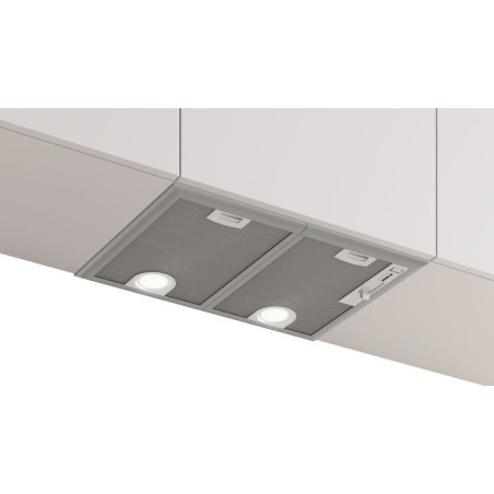 Bosch Serie 4 DHL555BM cooker hood Built-in Metallic, Silver 604 m³/h